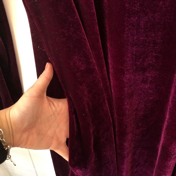 Soft Surroundings Velvet Dress (IT HAS POCKETS) - Picture 5 of 14